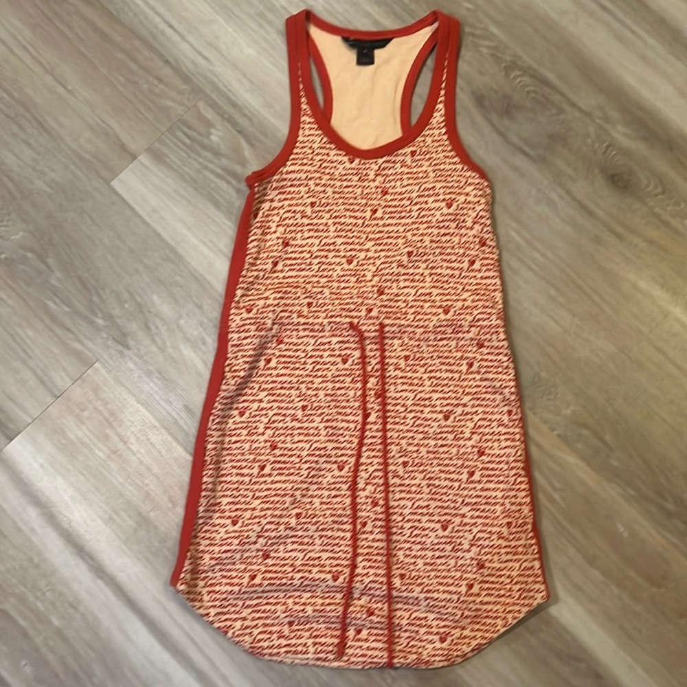 Marc By Marc Jacobs Red and Cream Dress